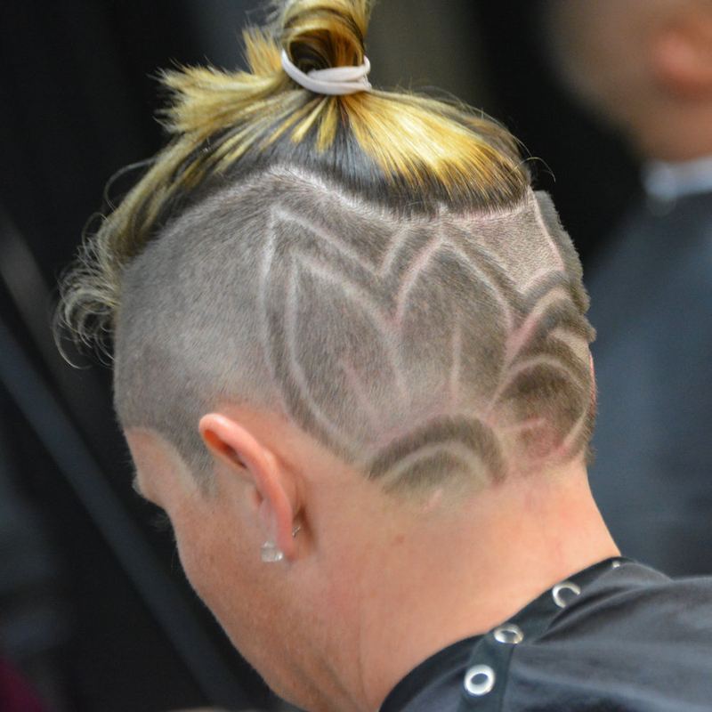 Flower haircut design